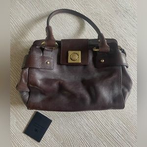 Banana Republic Vintage Brown Leather Handbag